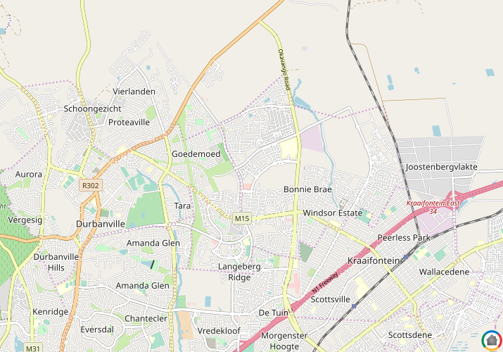 Map location of Pinehurst